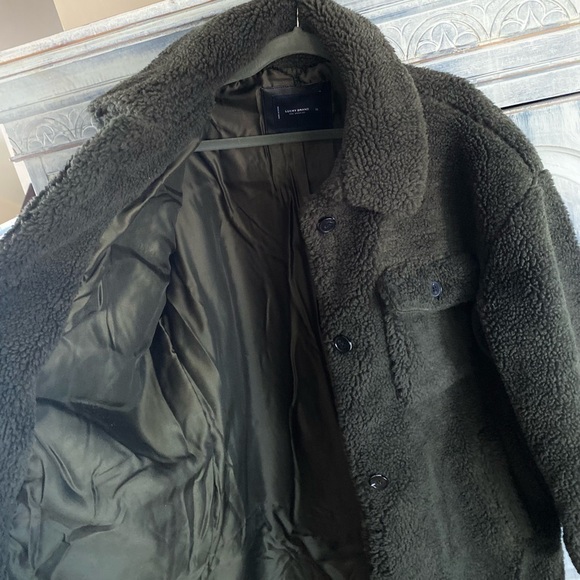 Lucky Moss Sherpa Shacket - Picture 9 of 14